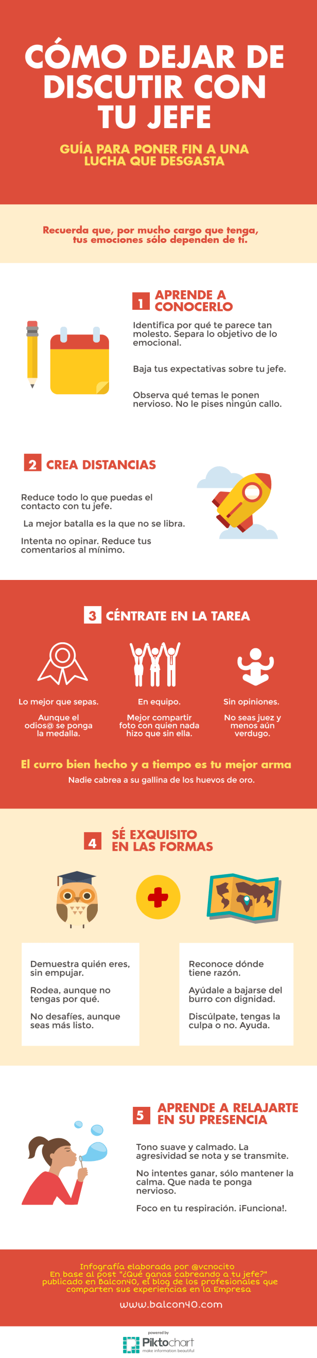 no cabrearte con tu jefe